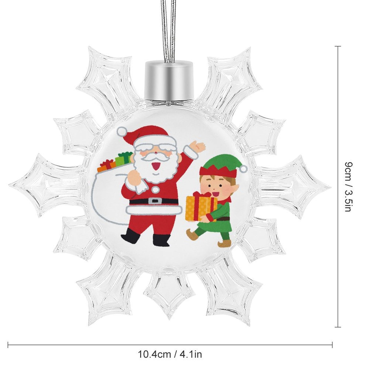 Frame a Photo in a Custom Snowflake Ornament | A Crystalline Keepsake