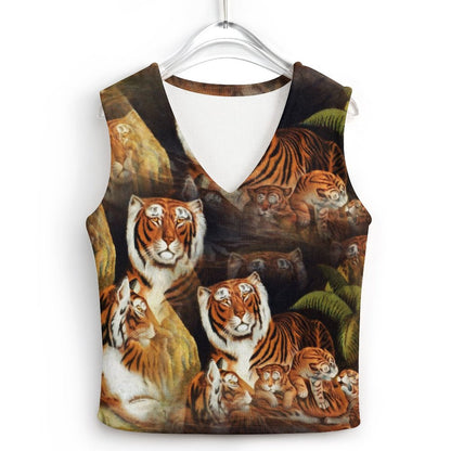 Custom Sweater Vest | Your Design on a Knit V-Neck Vest