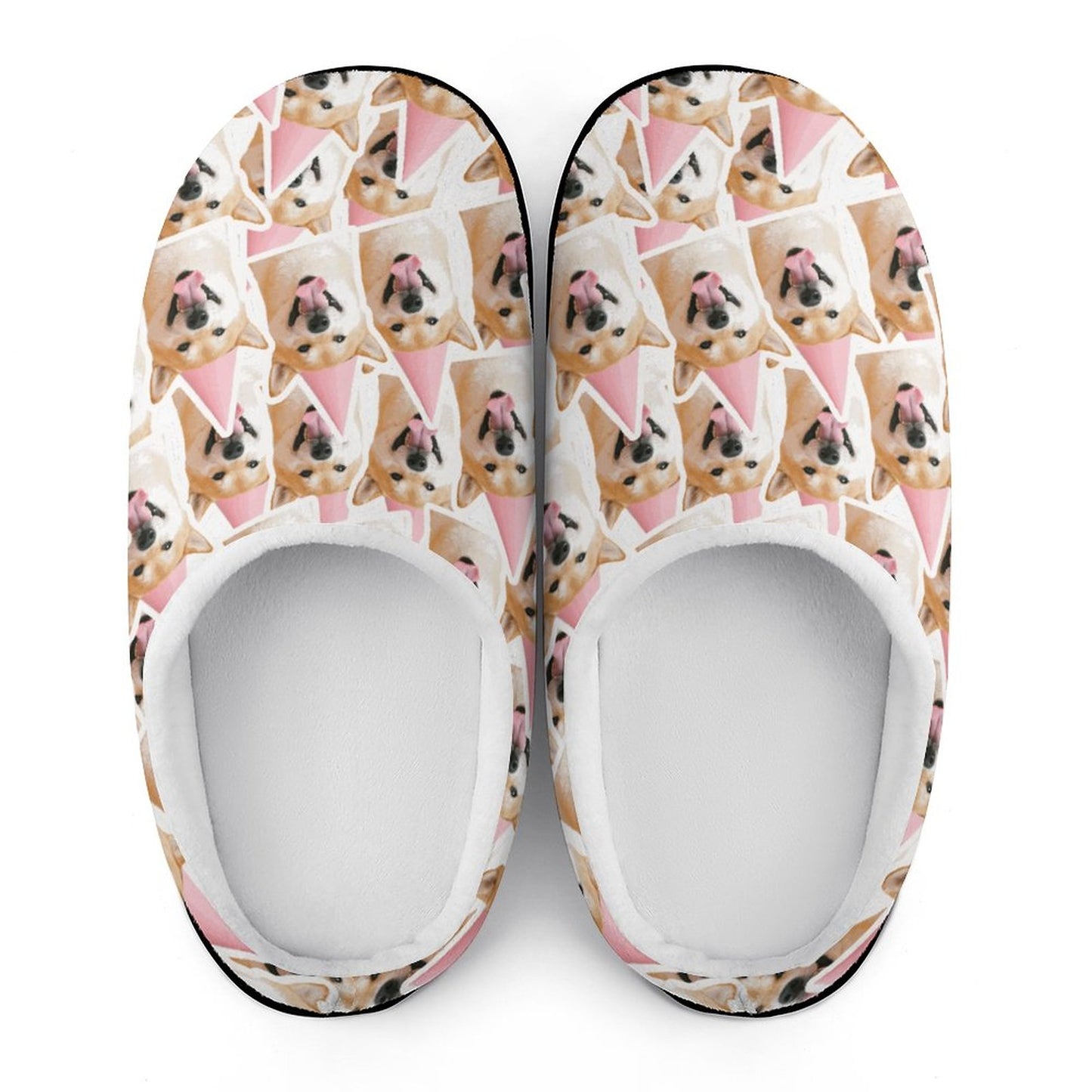 Custom Men's House Slippers | Personalized Warm Cotton Scuffs