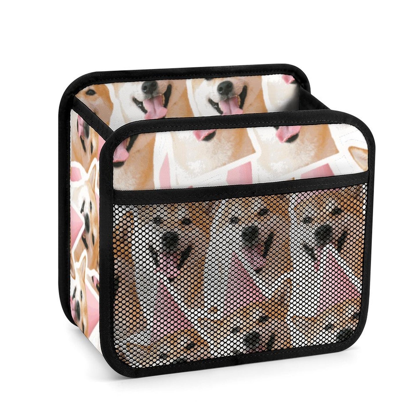 Custom Car Seat Organizer with Mesh Pockets and Reinforced Handles
