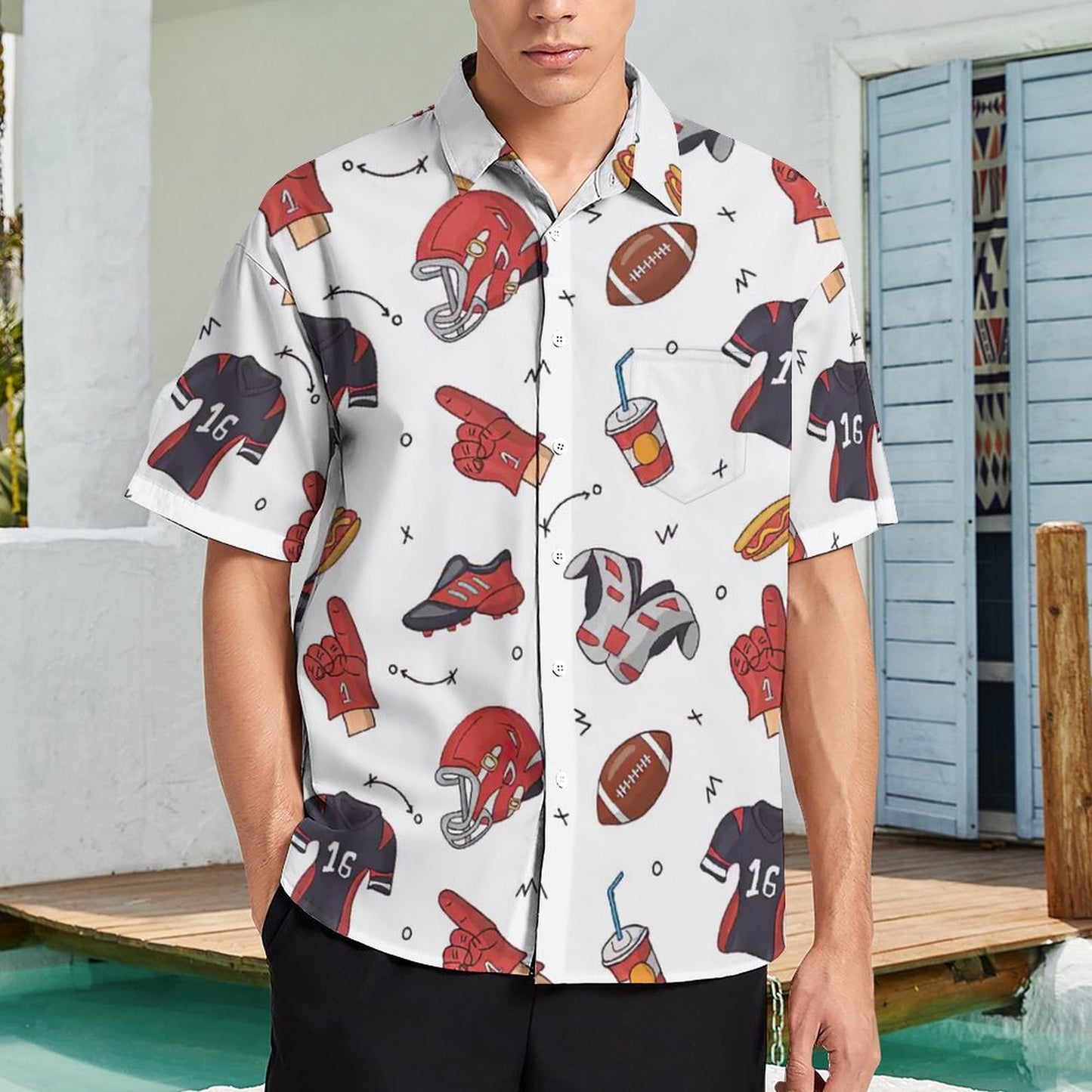 Custom Short Sleeve Button Down Shirt | 4-Way Stretch Fabric