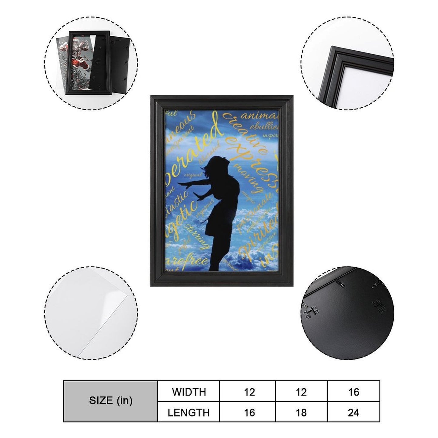 Custom Vertical Framed Canvas | European-Style Portrait Wall Art