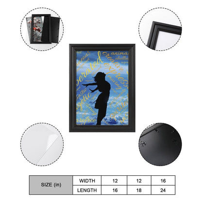 Custom Vertical Framed Canvas | European-Style Portrait Wall Art