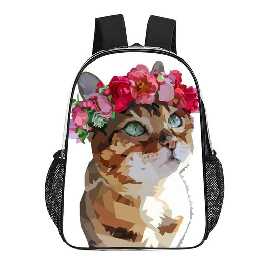 Personalized Heavy-Duty 17-Inch Clear Backpack with Custom UV Print