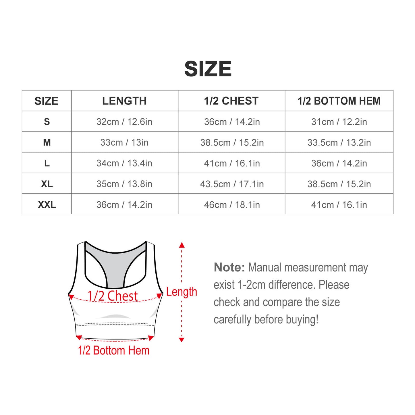 Custom Racerback Crop Top | Personalized Unpadded Sports Bra