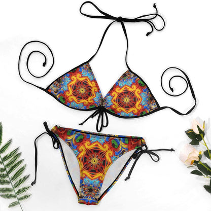 Custom Adjustable Tie Bikini | Personalized Swimsuit Bra & Briefs YourSurprise