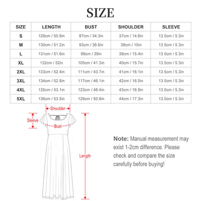 Flared Sleeve Dress 1 (184)