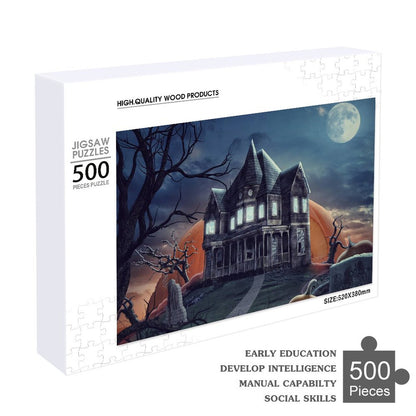 Custom Wood Puzzle | Personalized Photo Jigsaw (300-1000 pc)