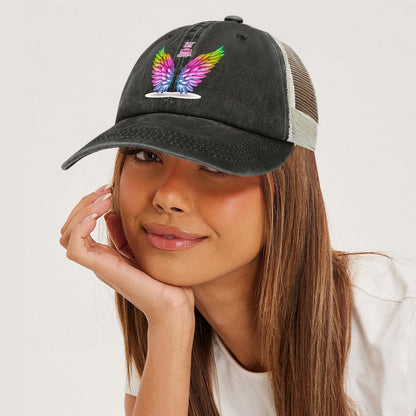 Custom Hollow-Out Denim Cap | Personalized Cotton Baseball Hat