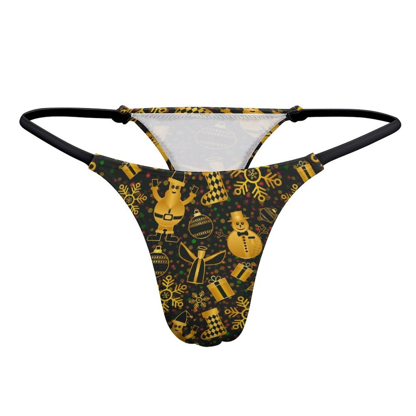 Custom Women's Photo Thong | Personalized Yoga Fabric Panty Gift