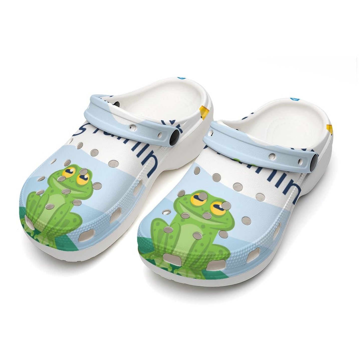Custom Printed Heeled Clogs for Women — Personalized Platform Clog Sandals