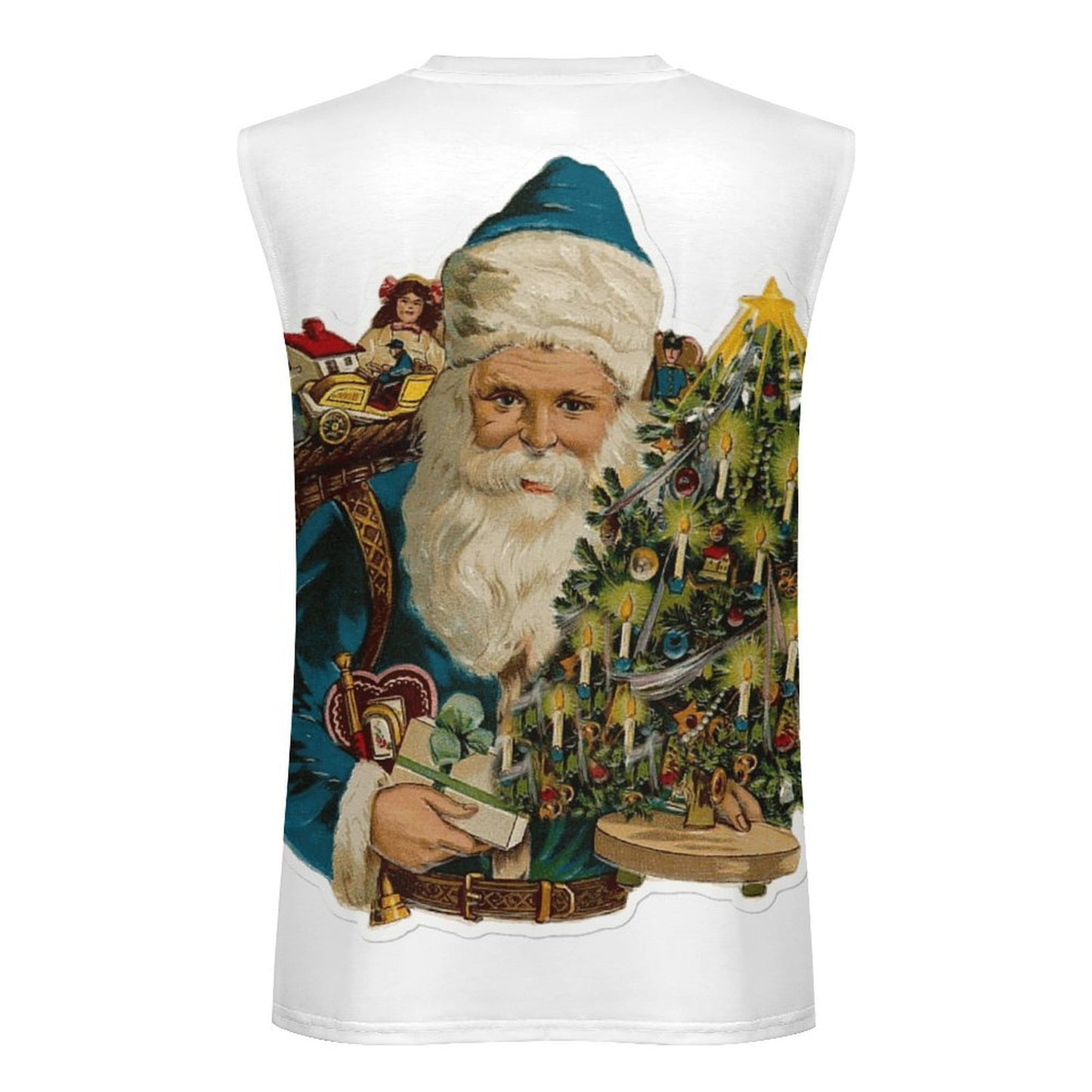 Custom Sleeveless Round Neck T-Shirt | Personalized Photo Tee