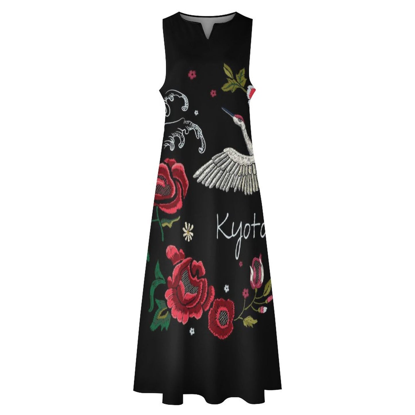 Custom Photo Maxi Dress | Personalized Sleeveless Long Dress