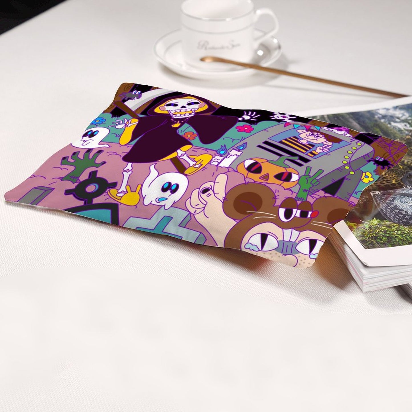 Custom Lumbar Pillow Cover: Soft Velvet Personalized Support