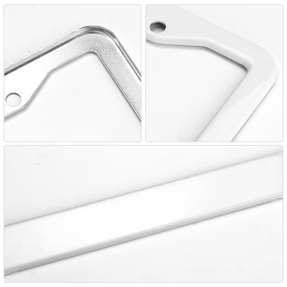 Custom Aluminum License Plate Frame (Pair) | Slim No-Block Fit