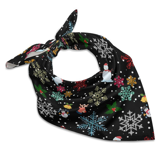 Custom Silk-Like Kerchief | Personalized Square Scarf Bandana