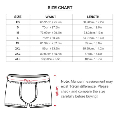 Custom Cotton Boxer Briefs | Personalized Photo Underwear for Men (DTG)