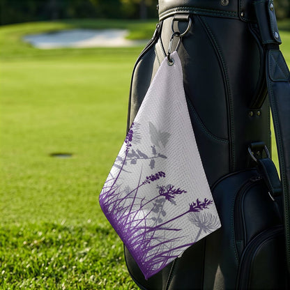 Golf Towel with Hook - Quick Dry Clip-On Towel for Golf, Gym, and Travel