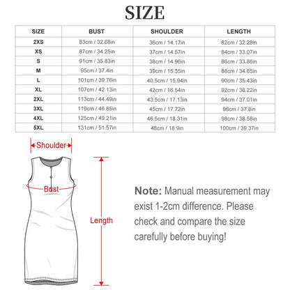 Custom Tank Pocket Dress | Personalized Health Cloth Dress with Pockets