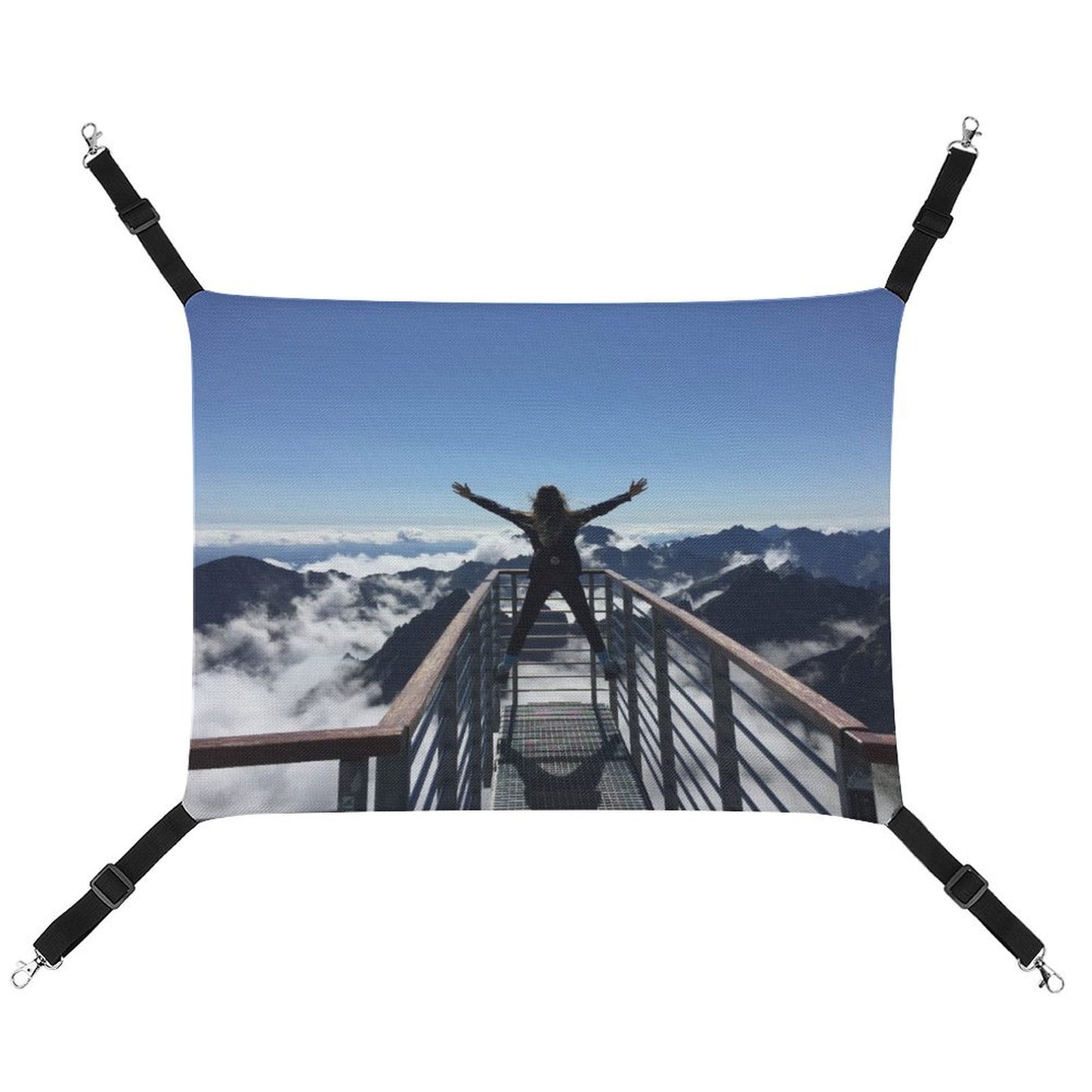 Custom Pet Hammock | Personalized Cat & Small Dog Bed for Crate or Chair