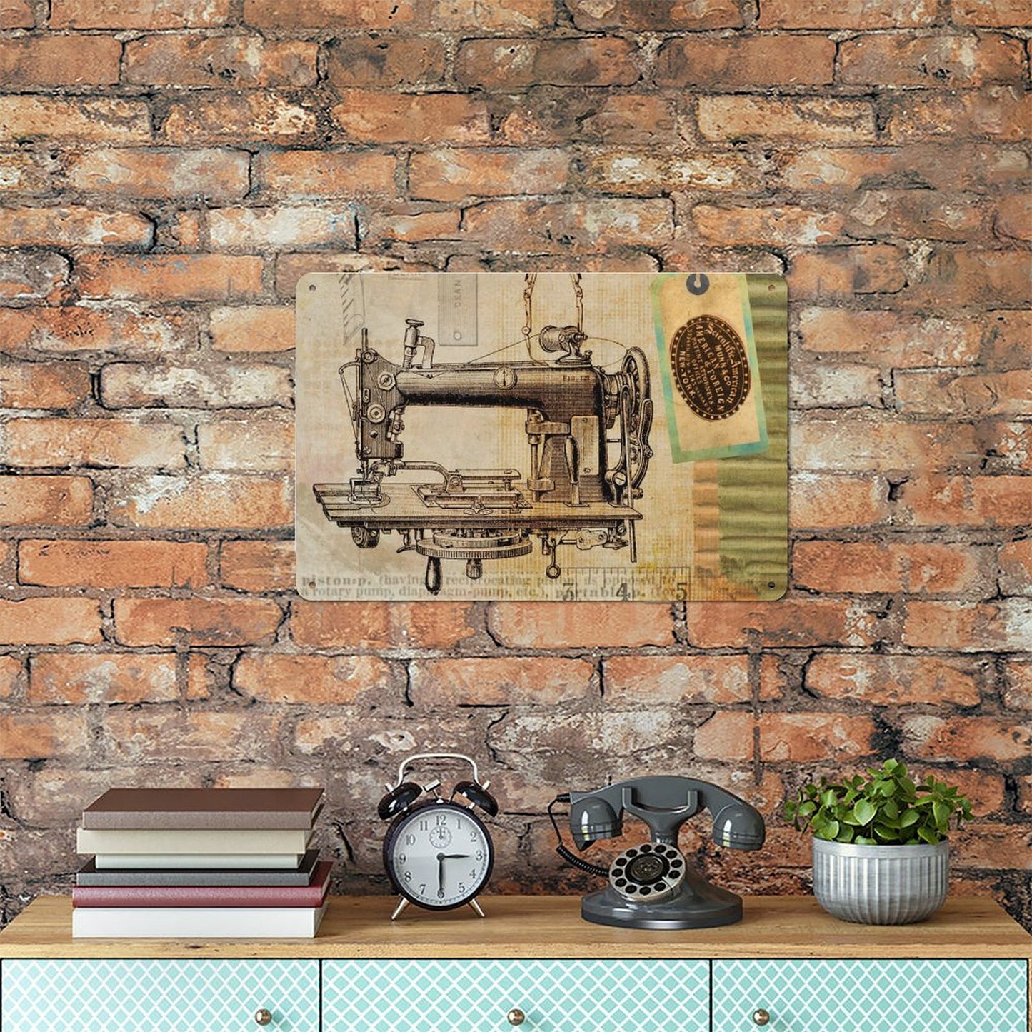 Custom Horizontal Aluminum Sign: Durable UV-Printed Art for Indoor &amp; Outdoor Decor (20x30cm)
