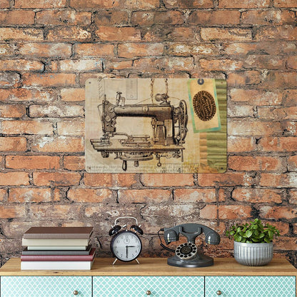 Custom Horizontal Aluminum Sign: Durable UV-Printed Art for Indoor &amp; Outdoor Decor (20x30cm)
