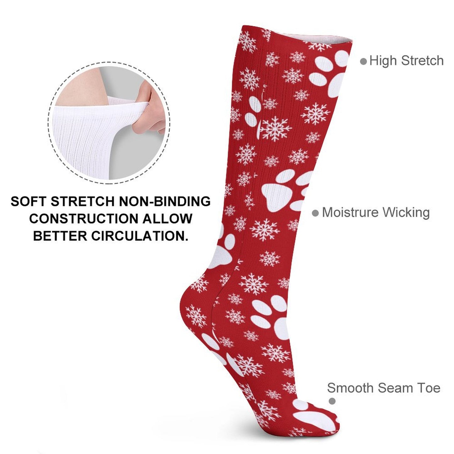 Custom Long Socks Pack | Design Your Own for Teams & Gifting