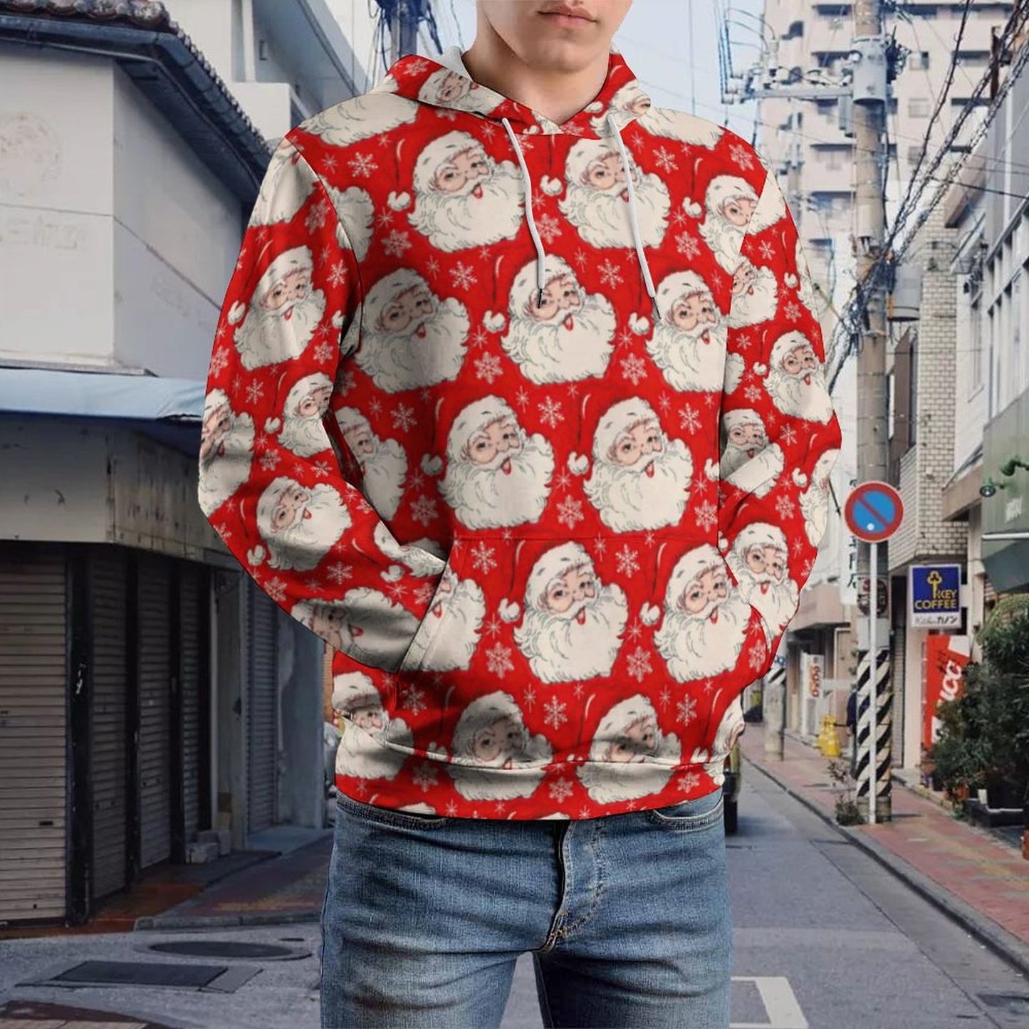 Custom All-Over Print Hoodie | Unisex Scuba Knit Pullover (S-5XL)