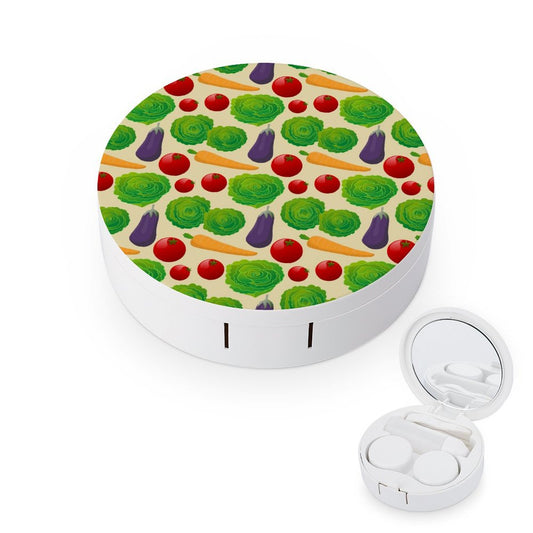 Custom Contact Lens Case | Personalized Travel Kit with Mirror