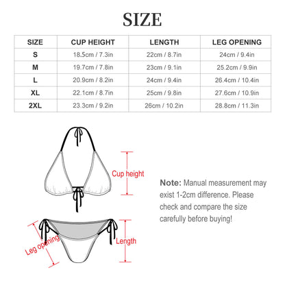 Custom Design Bikini Swimsuit | Personalized Photo Two-Piece