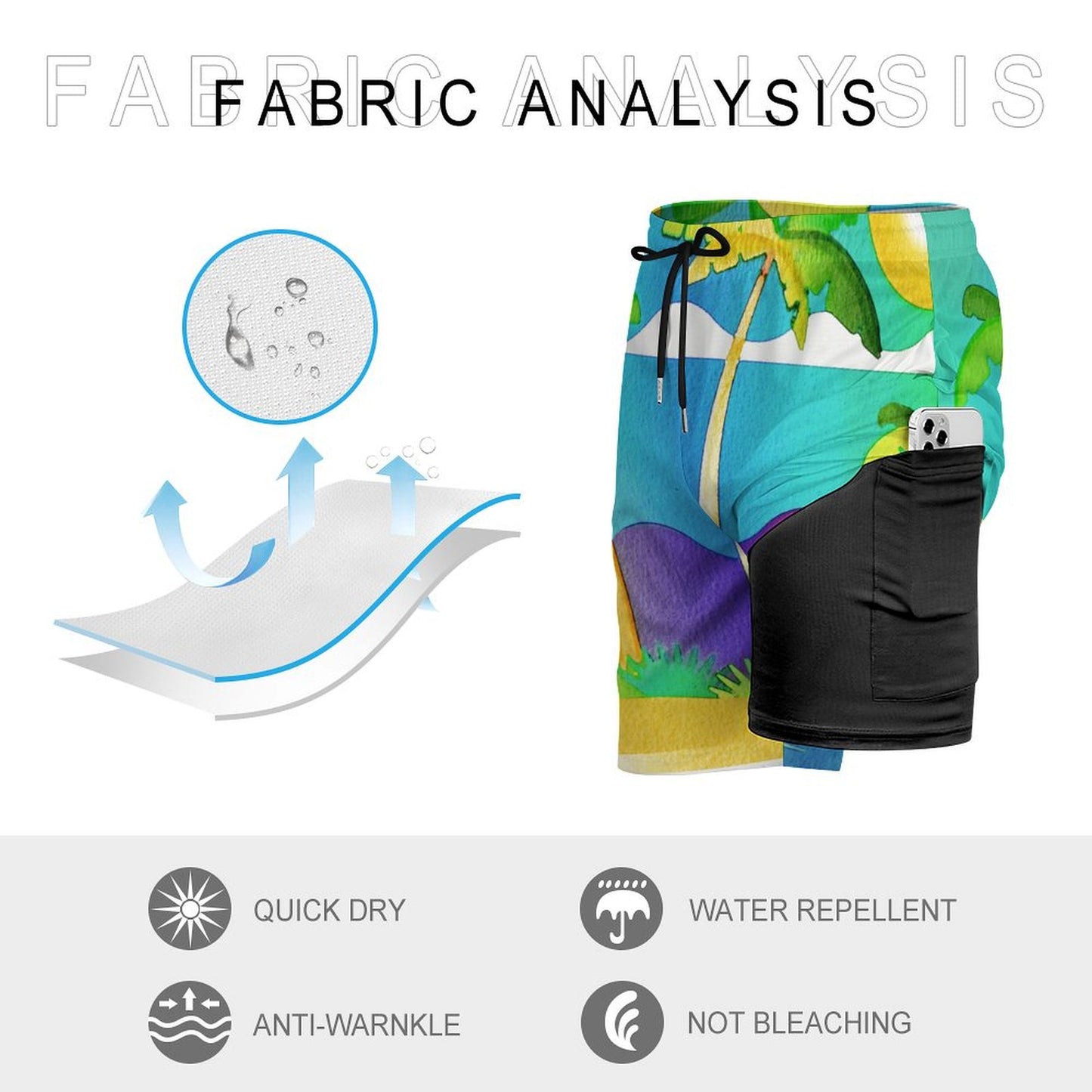 Custom Sport Beach Pants | Personalized Mesh & Milk Silk Shorts