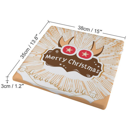 Custom Memory Foam Seat Cushion | Washable Chair Pad (15"x13.8")
