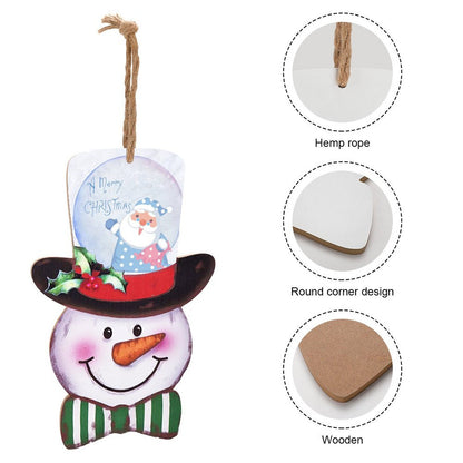 Welcome Guests with a Custom Wooden Snowman Sign | Personalized Decor