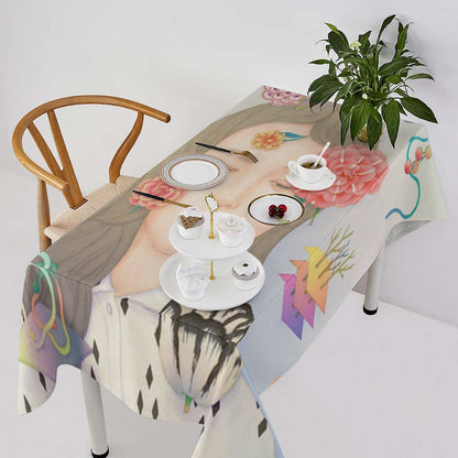 Custom Linen Tablecloth | Heavyweight Flax Dining Cover (Square/Rect)