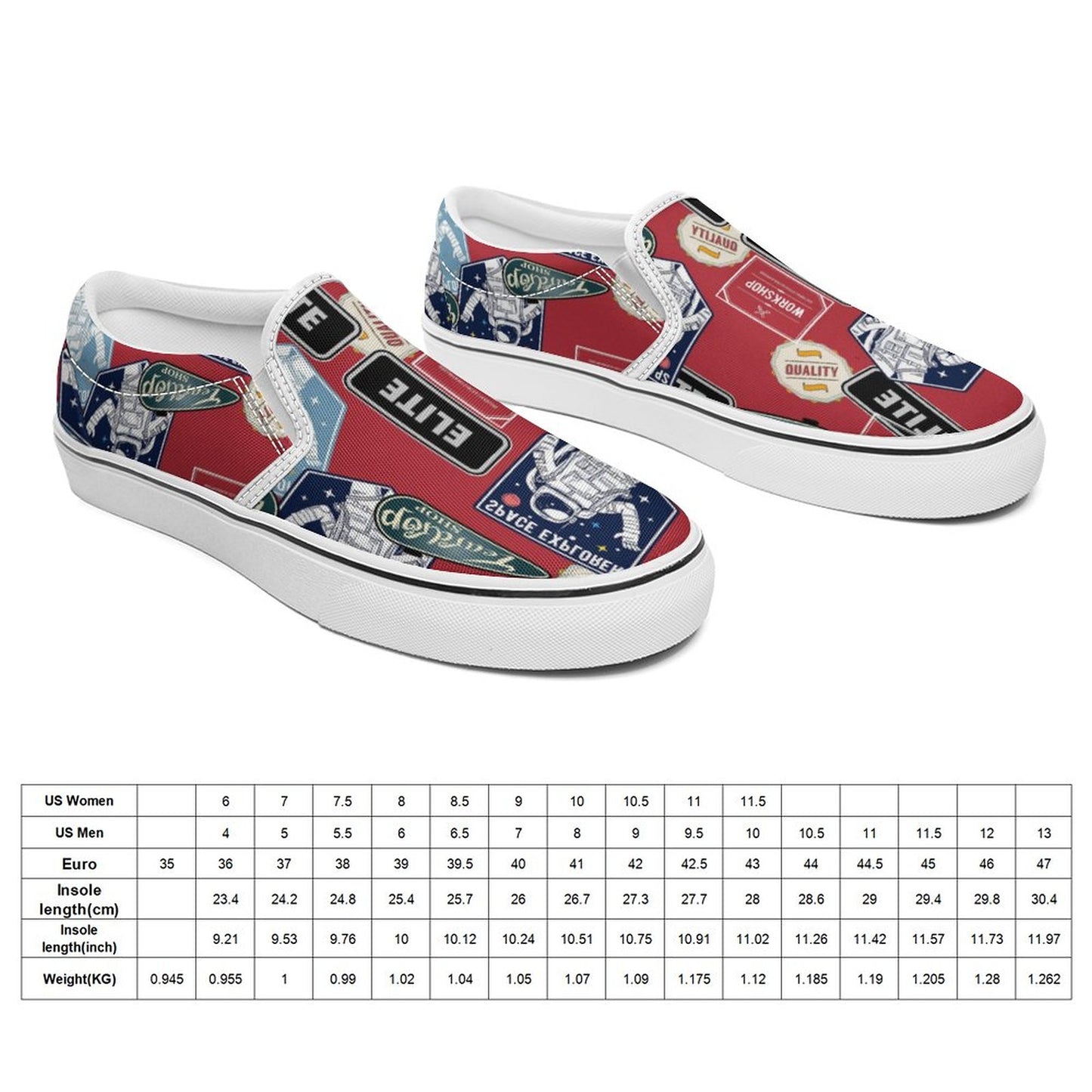 Custom Slip-On Canvas Shoes | Personalized Loafers for Men & Women