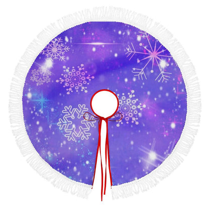 Design a Custom Reversible Tree Skirt | Tasseled & Waterproof