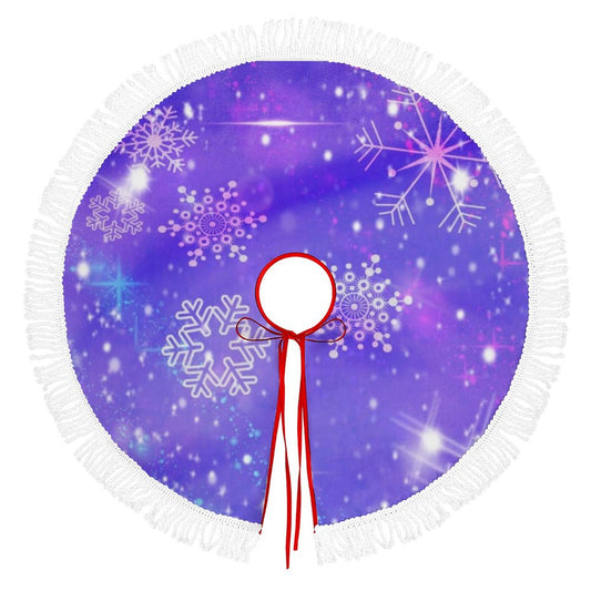 Design a Custom Reversible Tree Skirt | Tasseled & Waterproof