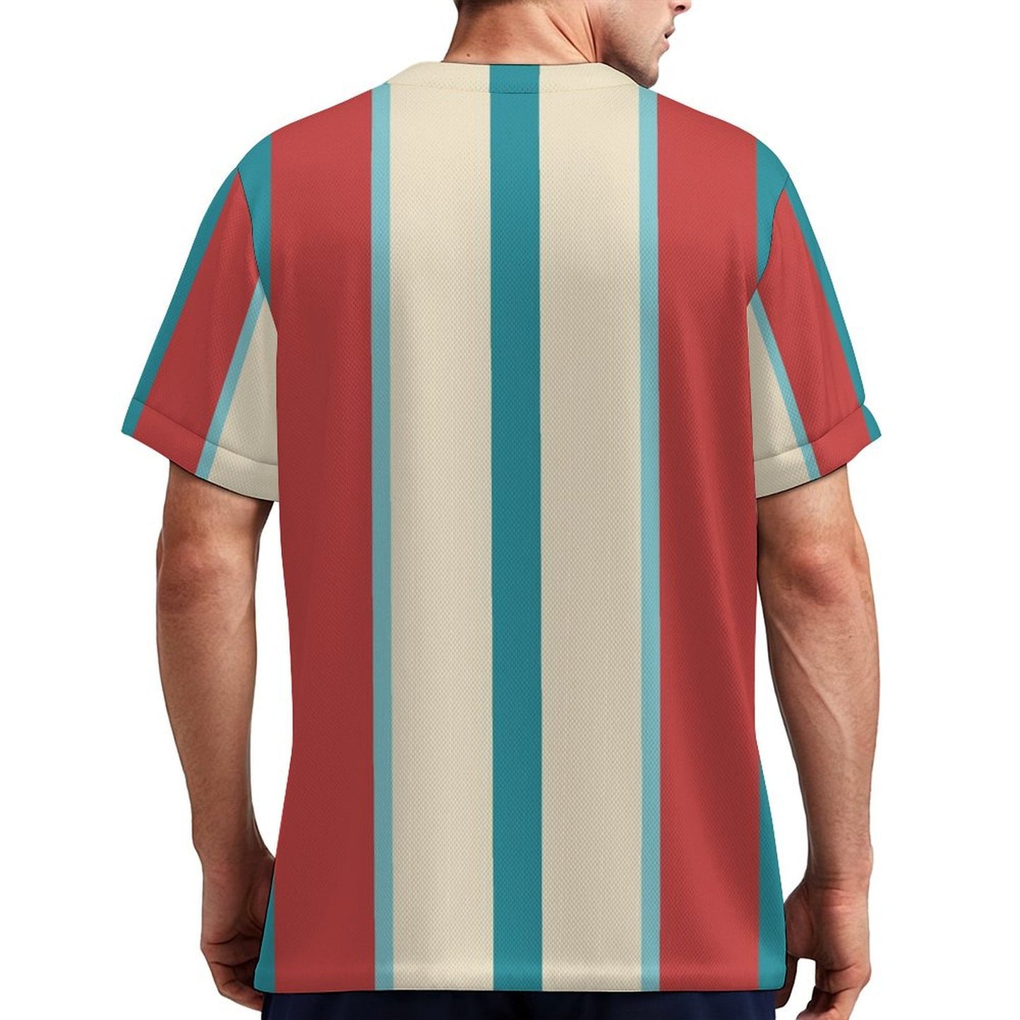 Custom Football Jersey | Personalized Men's V-Neck Soccer T-Shirt