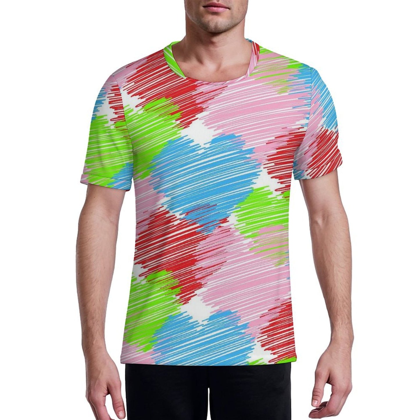 Custom Men's UPF 50+ Cooling Jersey | Personalized U-Neck T-Shirt