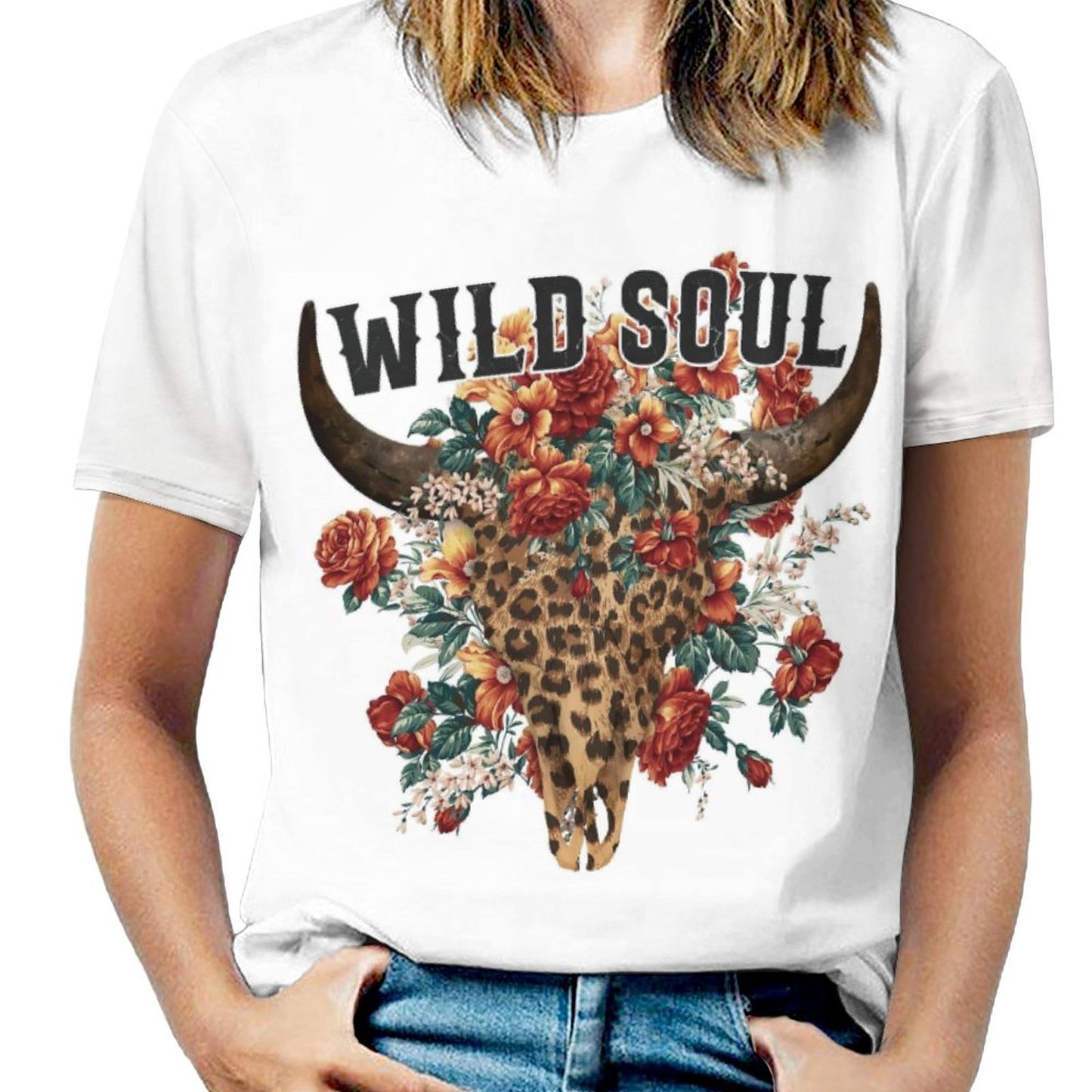Custom Women's All-Over Print T-Shirt | Soft Cotton-Feel Fabric