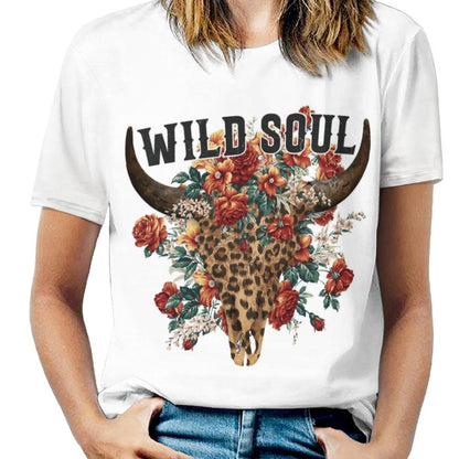 Custom Women's All-Over Print T-Shirt | Soft Cotton-Feel Fabric