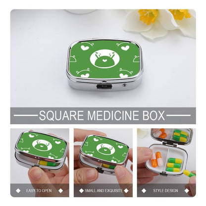 Custom Metal Pill Box | Personalized Pocket Pill Case for Travel