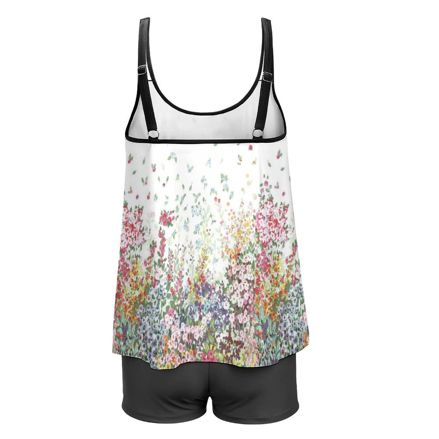 Custom Printed Modest Tankini Swimsuit Set