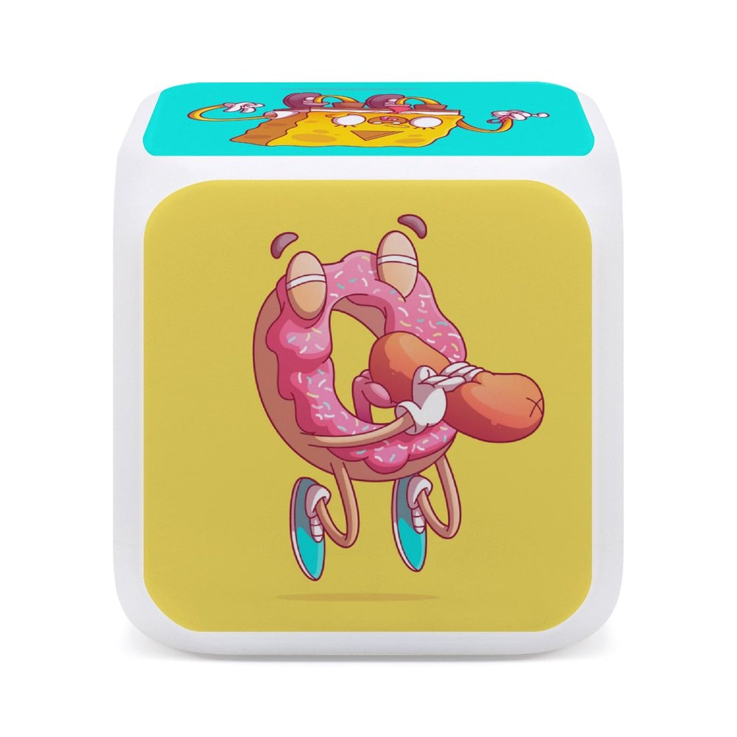 Custom Color Changing Alarm Clock - Personalized LED Photo Cube