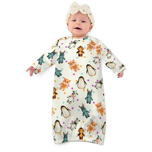 Custom Baby Sleep Sack | Personalized Newborn Gown & Swaddle