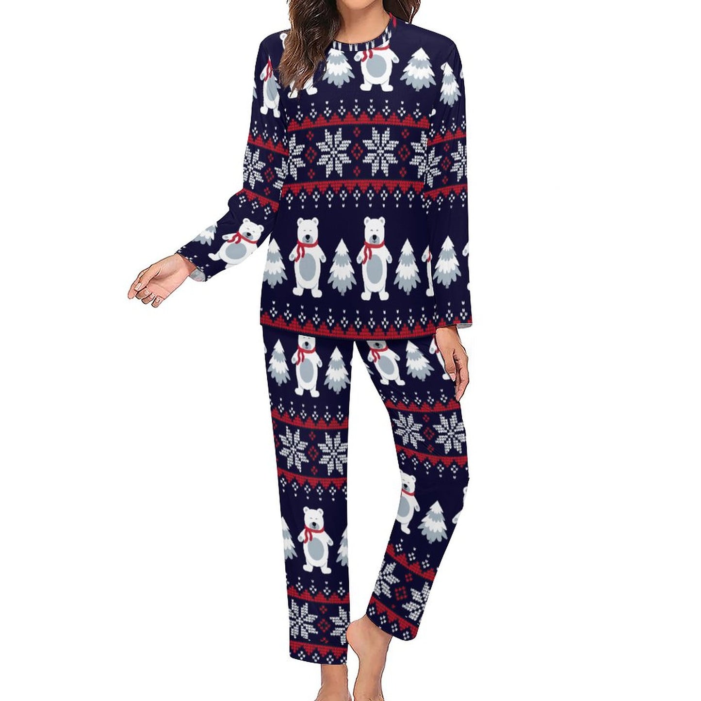 Custom Women's Lounge Set with Pockets | Soft Sleepwear Pajamas (XS-6XL)