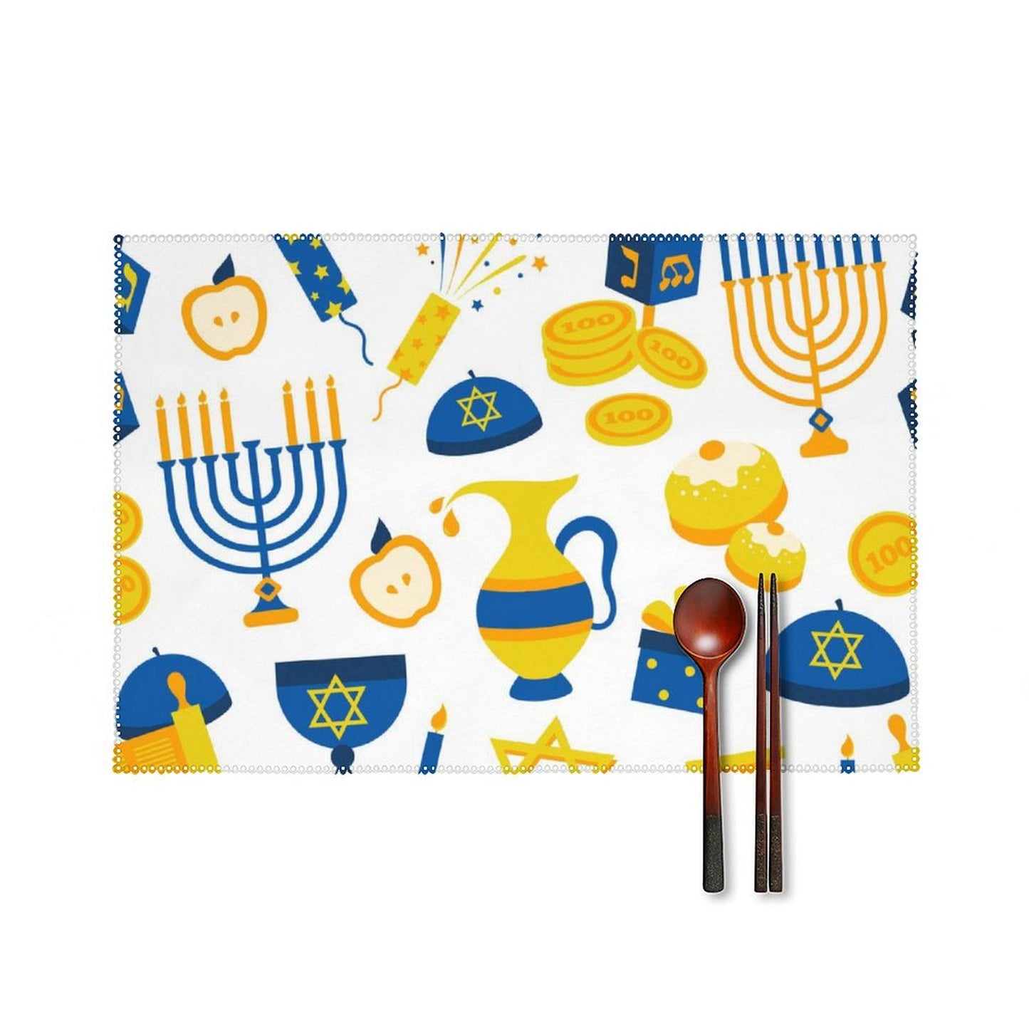 Custom Placemats Set of 6 | Personalized Heat-Resistant Mats