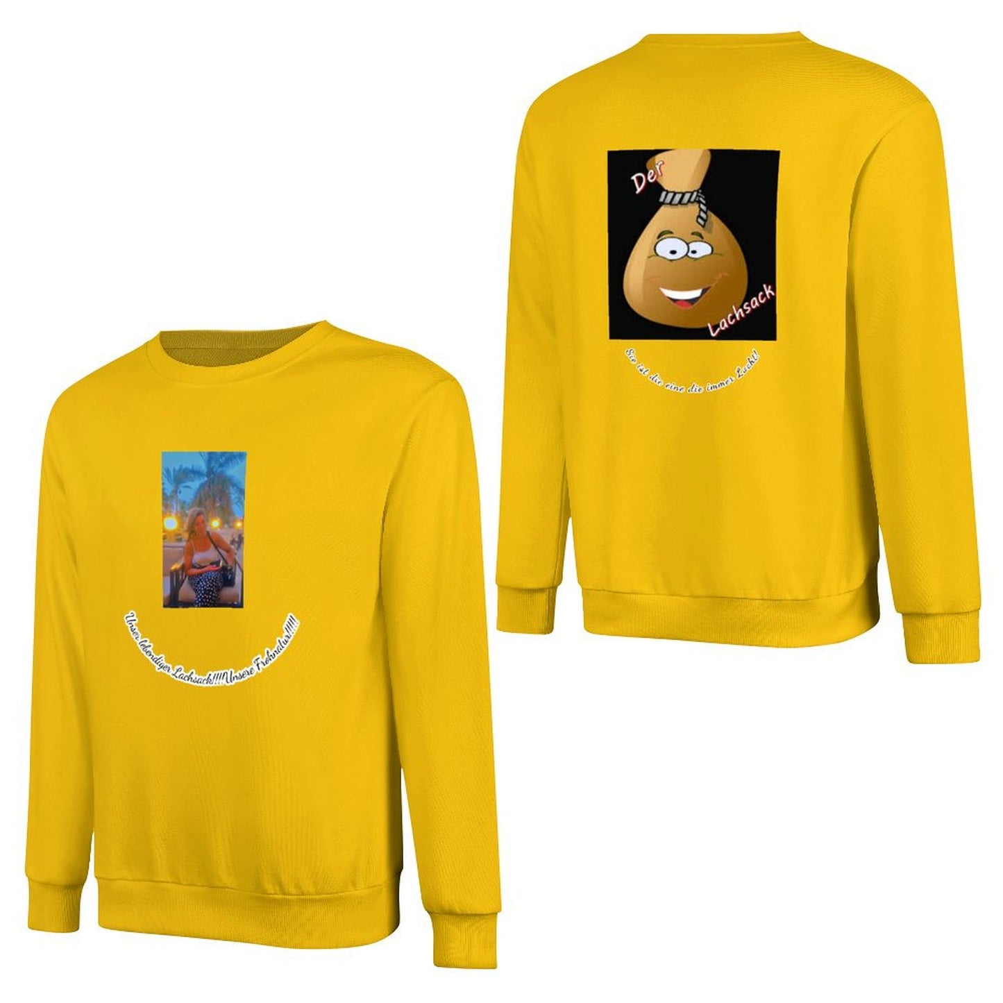 Custom Front & Back Print Hoodie | 100% Cotton Unisex Sweatshirt