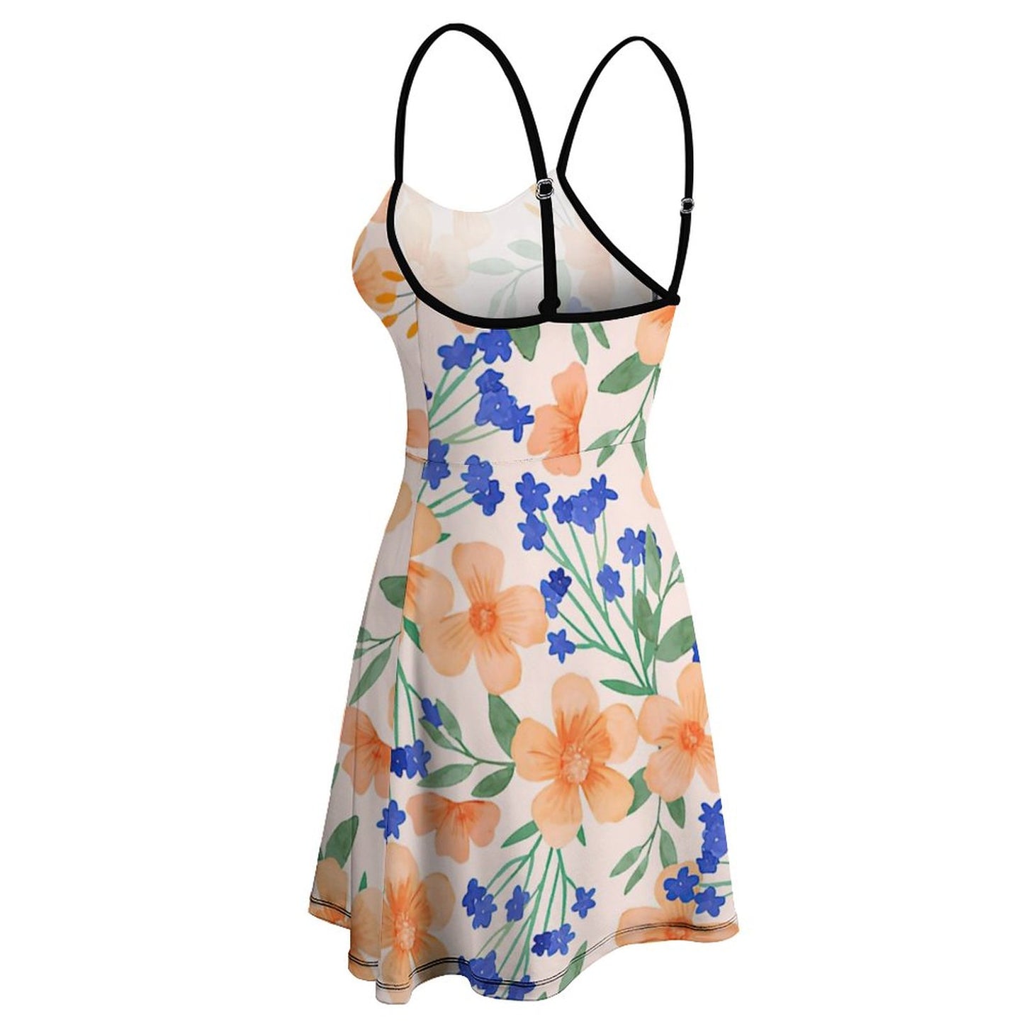 Custom Adjustable Strap Cami Dress | Soft Stretch A-Line Slip Dress