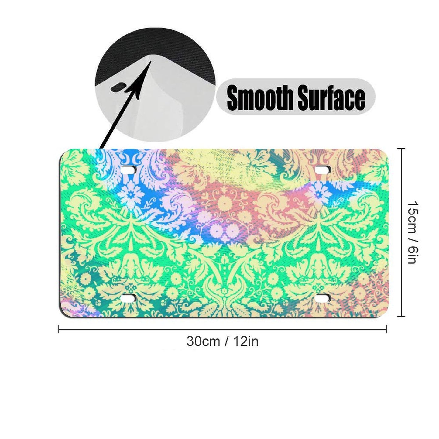 Custom Aluminum Vanity Plate | Personalized Car Tag (Front)